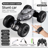 4WD 1:16 Stunt RC Car With LED Light Gesture Induction Deformation Twist Climbing Radio Controlled Car Electronic Toys for Kids