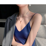 Dress for women 2022 Sexy  Simulated Silk Sleeveless Long Summer Dress Fashion