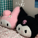 Oversized Kuromi Melody Sanrio Plush Toys Super Soft Plush Pillow Cushion Kwaii Plush Toys Children&#39;s Birthday Gifts