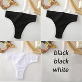 FINETOO Women&#39;s Panties Seamless High Waisted Underwear Women Comfortable Panties Women Sexy Underpants For Women 3PCS/Set