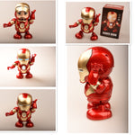 Marvel Iron Man Dancing Robot Children&#39;s Toys Dolls That Can Sing and Dance Accompany Interact Surprise Gifts for Children