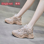 Dad Shoes Women&#39;s Spring and Autumn 2022 New Women&#39;s Shoes All-match Thick-soled White Sneakers Fashion Casual Shoes