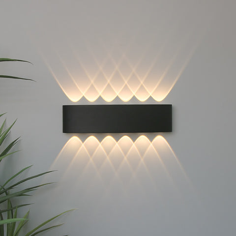 LED Wall Light Outdoor Waterproof IP65 Porch Garden Wall Lamp &amp; Indoor Bedroom Bedside Decoration Lighting Lamp Aluminum
