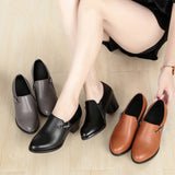 AIYUQI 2023 Autumn Genuine Leather Women Office Shoes High-heeled Sexy Women Dress Shoes Big Size 41 42 43 Women Party Shoes