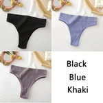 FINETOO Women&#39;s Panties Seamless High Waisted Underwear Women Comfortable Panties Women Sexy Underpants For Women 3PCS/Set