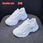 Dad Shoes Women&#39;s Spring and Autumn 2022 New Women&#39;s Shoes All-match Thick-soled White Sneakers Fashion Casual Shoes