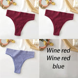 FINETOO Women&#39;s Panties Seamless High Waisted Underwear Women Comfortable Panties Women Sexy Underpants For Women 3PCS/Set