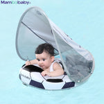 Mambobaby Baby Float Lying Swimming Rings Infant Waist Swim Ring Toddler Swim Trainer Non-inflatable Buoy Pool Accessories Toys