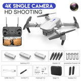 New 2023 E88Pro RC Drone 4K Professinal With 1080P Wide Angle HD Camera Foldable RC Helicopter WIFI FPV Height Hold Gift Toy