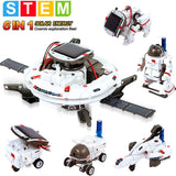 13 In 1 Solar Robot Kits Educational Toys STEM Technology Learning Block Spaceship Robotics Dinosaur Toy For Kids Children Gifts