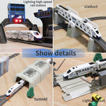 Electric Train High Speed Train Model Railway Track Harmony Rail Toy Car  Assemble DIY Set Children Christmas Gift Toy for Boy