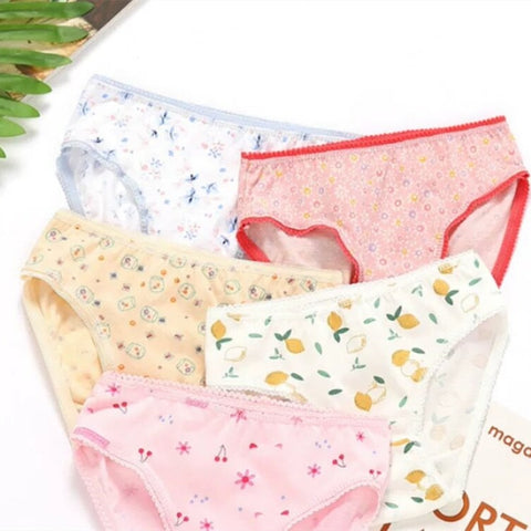 Hot Sale 6 Pcs/lot Baby Kids Girls Underwear Briefs Panties Short Colorful Panties Children Cotton Briefs Tnn0001