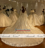 NS4301 Simple A-line Wedding Dress