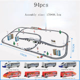 Electric Train High Speed Train Model Railway Track Harmony Rail Toy Car  Assemble DIY Set Children Christmas Gift Toy for Boy