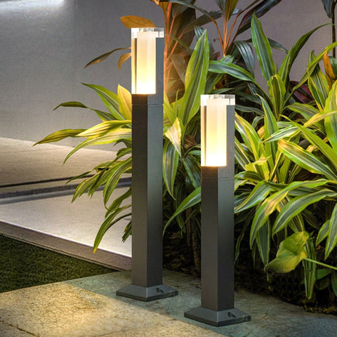 Outdoor LED Lawn Lamp 30CM 60CM 80CM 85~265V Waterproof IP65 Aluminum Acrylic Street light For Garden Courtyard Villa Lighting
