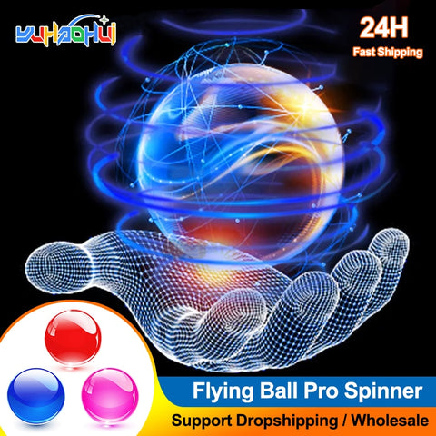 Magic Flying Ball Toy Automatic Obstacle Avoidance UFO Boomerang Spinner Ball Toys for Children New Year Gift for Boys and Girls