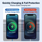 Joyroom 15W Qi Magnetic Car Phone Holder Wireless Charger For iPhone 14 13 12 Series Fast Charging Car Holder For Samsung Xiaomi