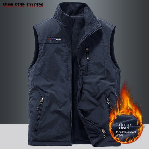 Outdoors Gilet Men Casual Heated Vest Man Plus Size Body Warmer Hiking Clothing Luxury Thermal Fashion Men&#39;s Heating Winter Coat