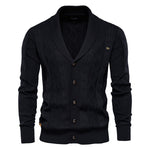 AIOPESON Spliced Cardigan Men Streetwear Casual High Quality Cotton Sweater Men Winter Fashion Brand Cardigans for Men