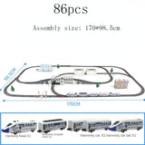 Electric Train High Speed Train Model Railway Track Harmony Rail Toy Car  Assemble DIY Set Children Christmas Gift Toy for Boy