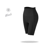 DANCEFISH Women Riding Pants Side Pocket Hight Weight Butt Lift Activewear Runing Training Fitness Sportwear Yoga Shorts