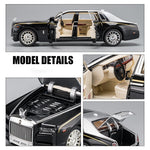 1:24 Rolls Royce Phantom Mansory Alloy Car Diecasts &amp; Toy Vehicles Car Model Sound and light Pull back Car Toys For Kids Gifts