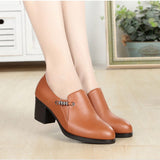 AIYUQI 2023 Autumn Genuine Leather Women Office Shoes High-heeled Sexy Women Dress Shoes Big Size 41 42 43 Women Party Shoes