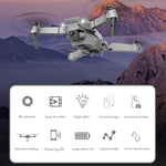 New E88 PRO Drone Professional 4K Wide Angle HD Camera Height Fixed Remote Control Foldable Quadrotor Helicopter Children&#39;s Toys