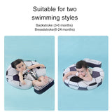 Mambobaby Baby Float Lying Swimming Rings Infant Waist Swim Ring Toddler Swim Trainer Non-inflatable Buoy Pool Accessories Toys