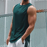 Gym Tank Top Men Mesh Quick Dry Bodybuilding Sleeveless Shirt Fitness Singlets Basketball Sportswear Muscle Vest Summer Clothing