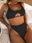 2022 Sexy Women High Waist Bikini Swimsuit Swimwear Female Bandeau Thong Brazilian Bikini Set Bathing Suit Bather