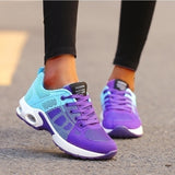 Fashion Woman Vulcanize Shoes Platform Casual Sneakers Women Shoes Flats Mesh Breathable Running Shoes Chunky Summer Sports Shoe