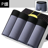 4pcs/Lot Men&#39;s Panties Underpants Cueca Boxers Underwear Cotton Thermal for Man Breathable Homme Sexy Soft Male Shorts