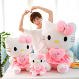 55cm Sanrio Cute Hello Kitty Pink My Melody Plushie Doll Stuffed Toys For Children Baby Kids Girls Birthday Xmas Surprise Gifts
