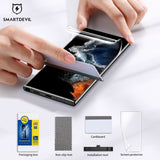 SmartDevil 2Pcs Screen Protector for Samsung Galaxy S22 Ultra S23 S21 S20 Plus Soft Film Galaxy Note 20 10 9 8 Full Glue Cover