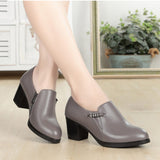 AIYUQI 2023 Autumn Genuine Leather Women Office Shoes High-heeled Sexy Women Dress Shoes Big Size 41 42 43 Women Party Shoes