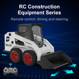 Double E E594 1:14 RC Truck Loader Cars Trucks Remote Control Engineering Vehicles Excavator Skid Steer Tractor Toy for Boy Gift