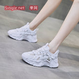 Dad Shoes Women&#39;s Spring and Autumn 2022 New Women&#39;s Shoes All-match Thick-soled White Sneakers Fashion Casual Shoes