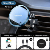 Joyroom 15W Qi Magnetic Car Phone Holder Wireless Charger For iPhone 14 13 12 Series Fast Charging Car Holder For Samsung Xiaomi