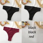 FINETOO Women&#39;s Panties Seamless High Waisted Underwear Women Comfortable Panties Women Sexy Underpants For Women 3PCS/Set