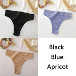 FINETOO Women&#39;s Panties Seamless High Waisted Underwear Women Comfortable Panties Women Sexy Underpants For Women 3PCS/Set