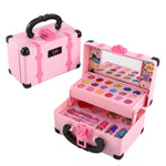 Children Simulation Makeup Set Pretend Play Toys Educational Toys Lipstick Nail Polish Cosmetic Bag Birthday Gift For Ingenious