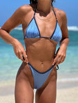 Solid Swimsuit Women Bathing Suit Bandeau Bikini 2022  Biquinis Feminino Swimwear High Waist Bikini Set Beachwear Sexy Bikinis