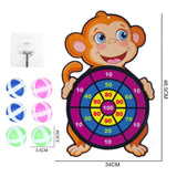 Sticky Ball Dart Board Target Sports Game Toys For Children Outdoor Party Toys Target Sticky Ball Throw Educational Board Games