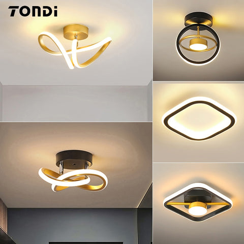 New Modern LED Ceiling Light Simple Balcony Crossing Light Home Corridor Porch Channel Ceiling Light Nordic Wind Cloakroom Light