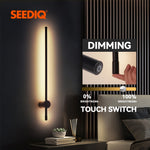 Led Indoor Wall Lamp Touch Switch Wall Sconce Lighting Fixture Bedroom Living Room Sofa Background Long Wall Light For Home