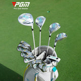 PGM RIO 2016 Ⅱ 11/9/4pcs Women Golf Club Set with Bag Carbon Iron Wood Driver Putting Sand Beginer Training Practice Club LTG014