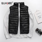 Men Vest Jackets 2023 New Men&#39;s Sleeveless Down Puffer Jacket Autumn Spring Lightweight Water-Resistant Packable Down Coat 5xl