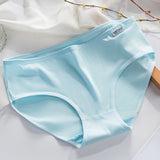 Plus Size Panties Women&#39;s Cotton Underwear Girls Briefs Solid Color Lingeries Shorts Comfortable Underpant For Woman 3XL/4XL