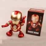 Marvel Iron Man Dancing Robot Children&#39;s Toys Dolls That Can Sing and Dance Accompany Interact Surprise Gifts for Children